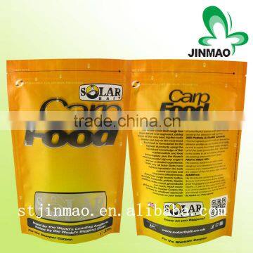 Resealable plastic bags zipper packing