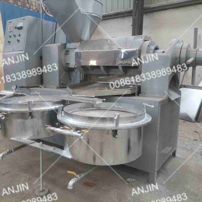 Sunflower Seeds Oil Pressing Machine Sunflower Seeds Oil Presser Soybeans Extraction Screw Oil Press Machine photo-5