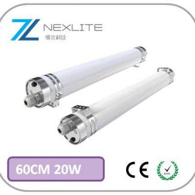 damp proof tubular led 60cm 20W Tri-proof Light Fixture IP65 220-240V Waterproof Dust Corrosion Proof