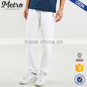 OEM Manufacturer High Quality Custom Sport White Sweatpants For Boys