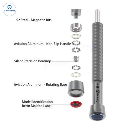 YCS Mr.Yang No.1 S2 Alloy Steel Screwdriver Set for Mobile Repair photo-5