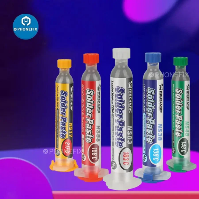 MECHANIC Sn63/Pb37 Soldering Tin Paste With Syringe and 3 Needles photo-3