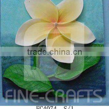 Flower wall plaque decoration
