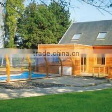 Swimming Pool Cover With Wooden Color
