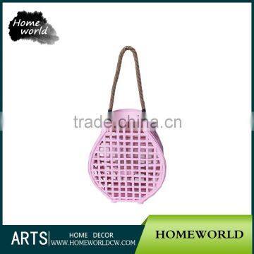 Pink Mesh TeaLignt Candle Holder For Decoration