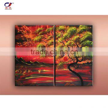 Handpainted canvas oil painting beautiful landscape painting