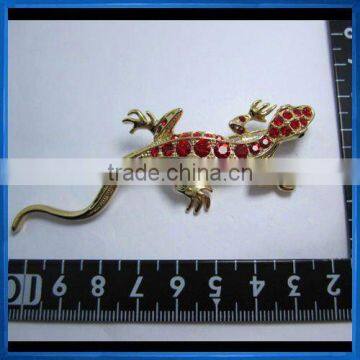 red lizard gecko brooch,house lizard