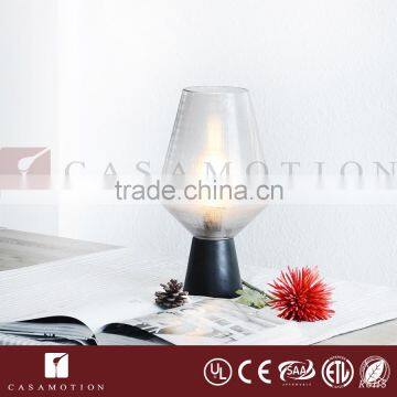 CASAMOTION Vintage Industrial Hand Blown Art Glass Table Lamp photo-4