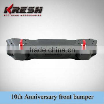 KRESH brand NEW design 4x4 SUV 10th anniversary front bar for Wrangler 2007-2015JK with black color and steel material