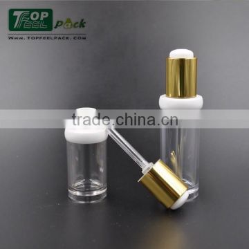 PETG Cosmetic Container 30ml 20ml Plastic Dropper Bottle