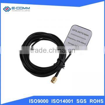 Brand New Auto DVD 1575.42MHz SMA Connector GPS Active Remote Antenna Aerial Connector 3 Meters