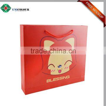 Custom Cute Logo Foil Lined Paper Bags for Children
