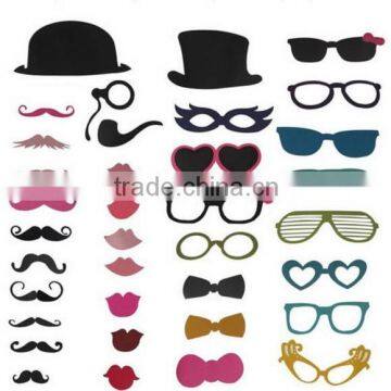 Hot Selling Birthday Party Props Funny Mustache Lips Hats Photo Booth Props for Wedding Party                        
                                                Quality Choice