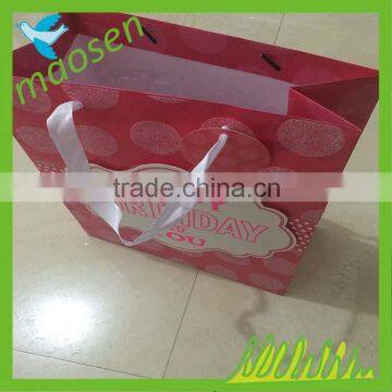 2016 Custom luxury paper bag for cloth and shopping(factory sale price)