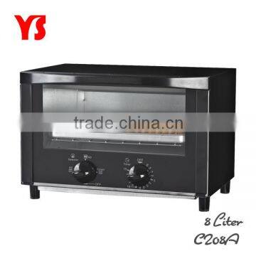 1000w 8L 2 slice mini oven