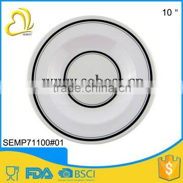 OEM orders are welcome melamine donut printing 10" soup plates