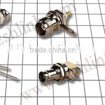 BNC connector for cable and PCB