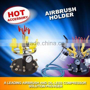 6-brush Tabletop Airbrush Holder