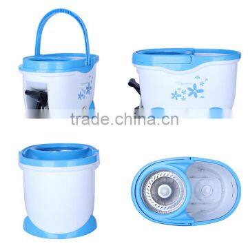 HDR-M014B-Y Bucket Mop 360Spin Magic Mop,Hand Press With Wringer Mop Bucket photo-6