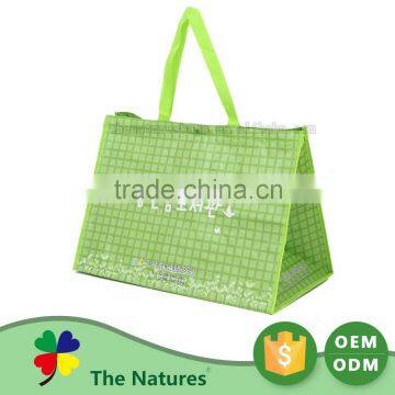 Excellent Quality Color Customizable Promotional Green Pp Woven Bag