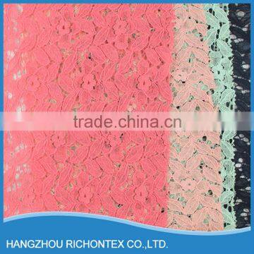 DM150302 75% Cotton 25% Nylon Cord Lace Fabric