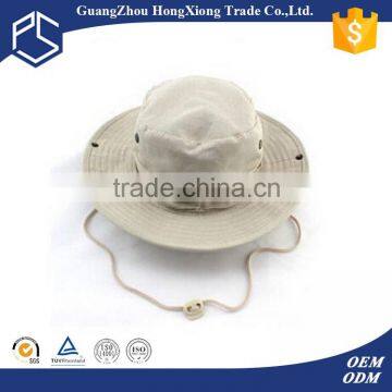 Summer Wholesale Balnk Plain Fishing Bucket Hat With String photo-3