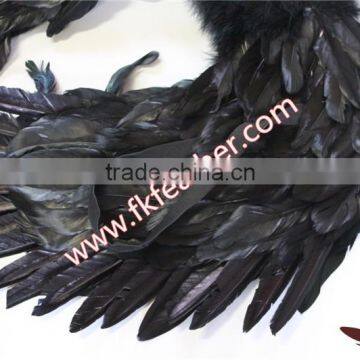 Large Black Angel Wing Rooster Feather Angel Wing For Angel Wings Decorations