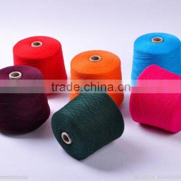 China good quality recycled Ne0.6s polyester yarn