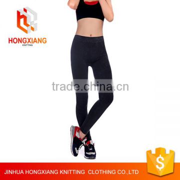 Hongxiang Sex High Waist Stretched Gym Clothes Spandex Running Tights Women Sports Leggings Fitness Yoga Pants