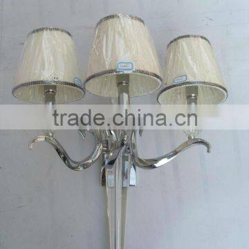 CE UL SAA three arms hotel crystal wall lamp