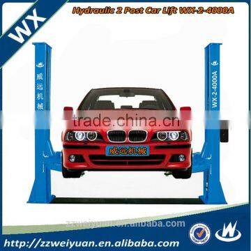 Manual lock release 2 post car lift WX-2-4000A 3.5T 4T 4.5T