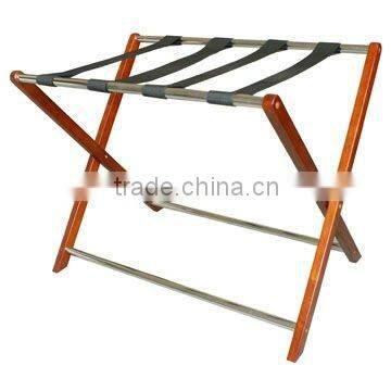 Foldable Wooden Hotel Luggage Rack