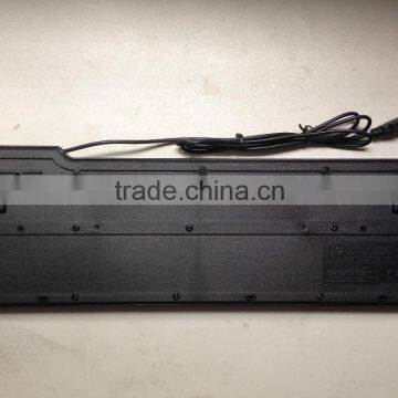 Full Black Colour Cheapest Desktop Best Multimedia Wired USB Keyboard photo-3