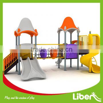 kindergarten outdoor playground,climbing equipment with spiral tube slide,outdoor play games LE.YY.001