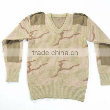 Desert Camouflage Tactical Wool Army Pullover