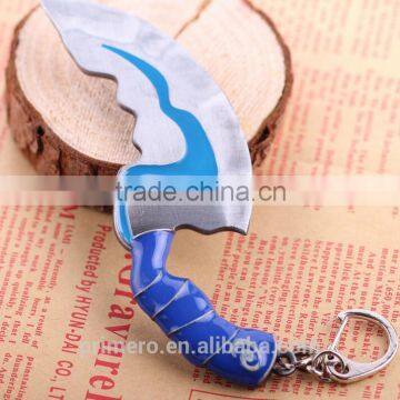 Dota 2 Game Mini Blink Dagger Jump Cut Weapon Model Key Chain Jewelry Flashing Dagger photo-5
