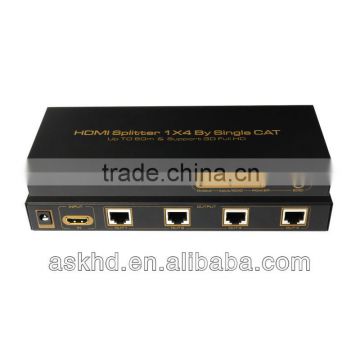 HDMI Splitter 1X4 By Single CAT Up TO 60m