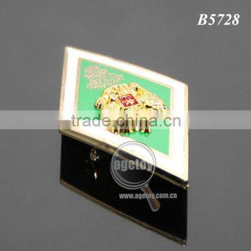 High Quality University School Russia Moscow Uniform Label Pin Gold Eagle Souvenir Emboss Metal Safety PIn Badge photo-5