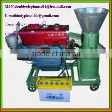 Pellet Machine with 9PK-200E Diesel engine