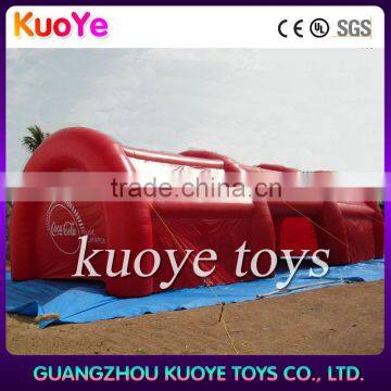 large inflatable tent, inflatable long tent, inflatable painball tent