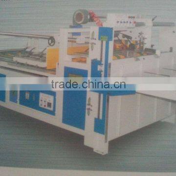 time saving and econimic carton folder and gluer semi automatic machine