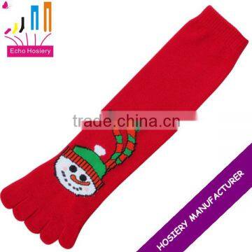 Christmas Red Five Toe Socks Hot Sale