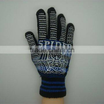 Boxi-High quality stripes printed plastic acrylic gloves