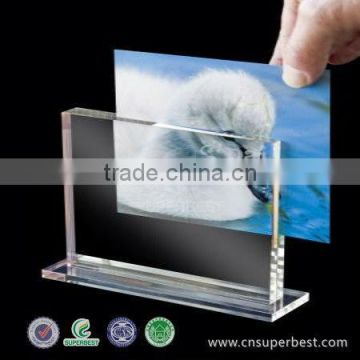 clear acrylic photo frame for photo holding