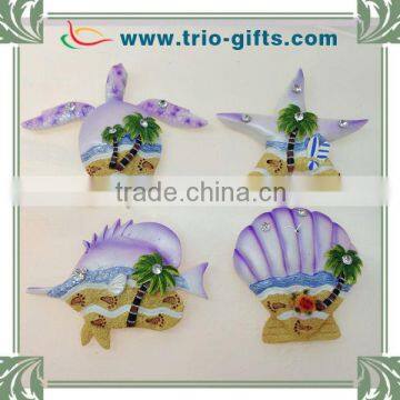2015 custom arts crafts of pearlized resin magnet