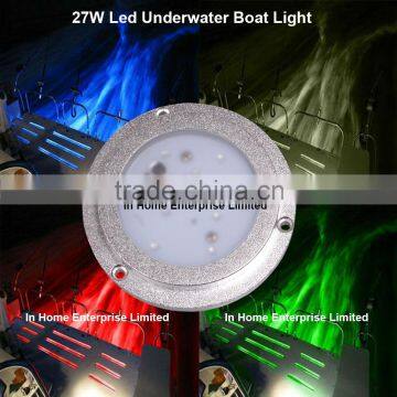 316 Stainless Steel Boat Trailer Lights 27W Blue Led Boat Lights                        
                                                Quality Choice