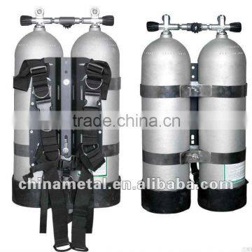 SCUBA (self-contained underwater breathing apparatus) cylinder and diving cylinder