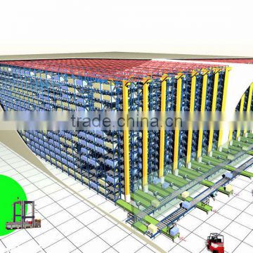 Steel Iron structures digital automatic warehouse racks and shelves