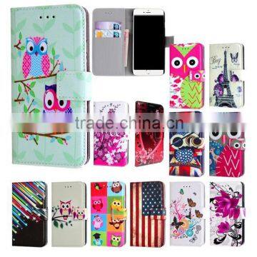 Printed PU Leather Case,Book Magnetic Leather Case For WIKO RAINBOW