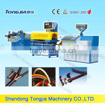 PP PE PVC single/double-wall corrugated hose/pipe machine